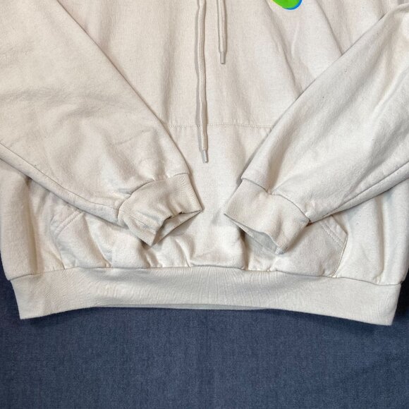 Space Jam Beige Hoodie Front & Back Graphics Large Size Cotton/Poly Blend Unisex - Picture 8 of 11